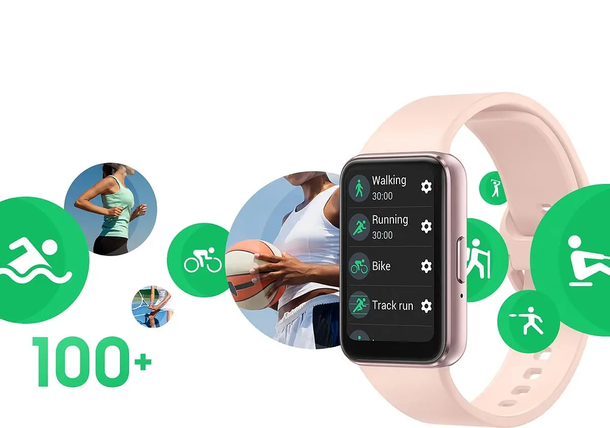Smartwatch Samsung Galaxy Fit3 Display 1.6" Grafite - Imagem 2